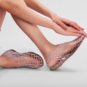 Clear Jelly Ballet Flats for Women